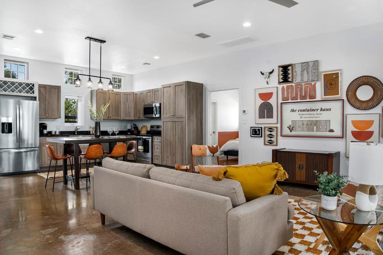 הוילה פרדריקסברג Container Haus Pet Friendly With Cowboy Pool מראה חיצוני תמונה